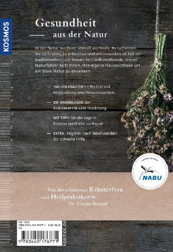 Buchcover und Innenansicht für das Buch: Unsere Heilkräuter