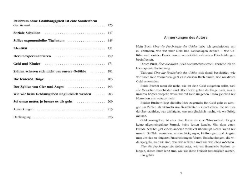 Buchcover und Innenansicht für das Buch: The Art of Spending Money
