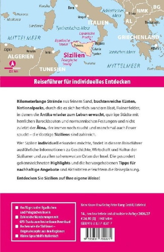 Buchcover und Innenansicht für das Buch: Reise Know-How Reiseführer Sizilien