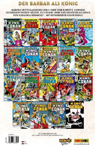 Buchcover und Innenansicht für das Buch: King Conan 1-19