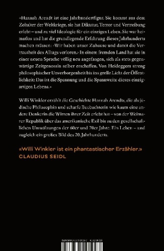 Buchcover und Innenansicht für das Buch: Hannah Arendt