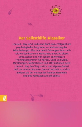 Buchcover und Innenansicht für das Buch: You can heal your life