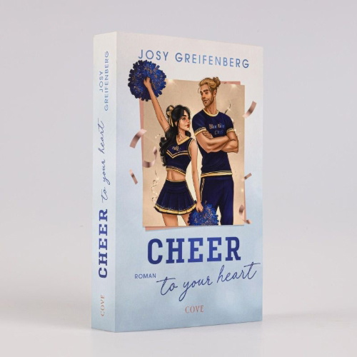 Buchcover und Innenansicht für das Buch: Cheer to Your Heart (Cheer 2)