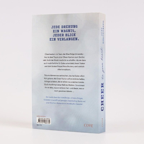 Buchcover und Innenansicht für das Buch: Cheer to Your Heart (Cheer 2)