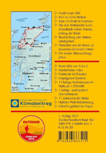 Buchcover und Innenansicht für das Buch: Schottland: North Coast 500