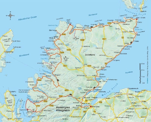 Buchcover und Innenansicht für das Buch: Schottland: North Coast 500