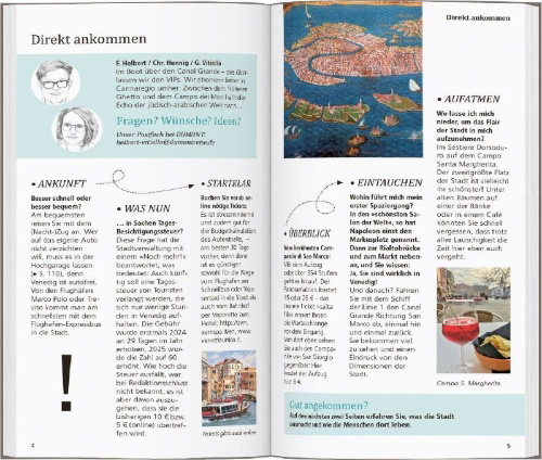 Buchcover und Innenansicht für das Buch: DUMONT direkt Reiseführer Venedig