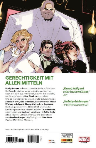 Buchcover und Innenansicht für das Buch: Thunderbolts (2024)