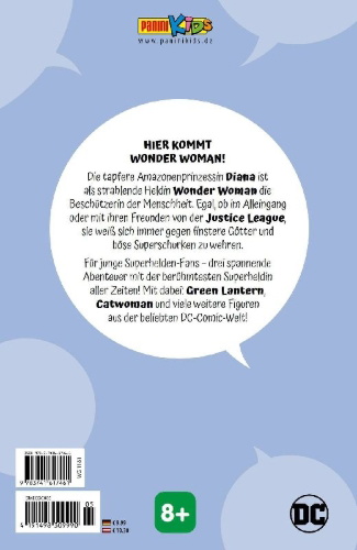 Buchcover und Innenansicht für das Buch:  Adventures in the DC Universe