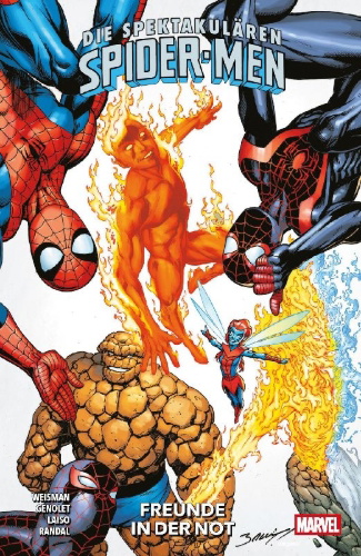 Buchcover und Innenansicht für das Buch: Spectacular Spider-Men (2024) #11-#15