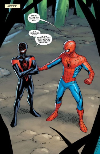 Buchcover und Innenansicht für das Buch: Spectacular Spider-Men (2024) #11-#15