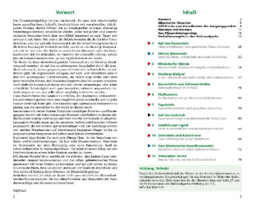 Buchcover und Innenansicht für das Buch: ROTHER Wanderbuch ErlebnisWandern mit Kindern Elbsandsteingebirge