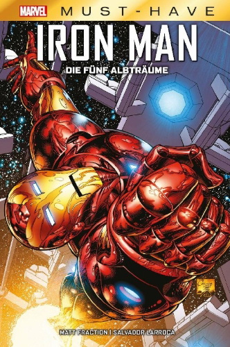 Buchcover und Innenansicht für das Buch: Invincible Iron Man (2008)