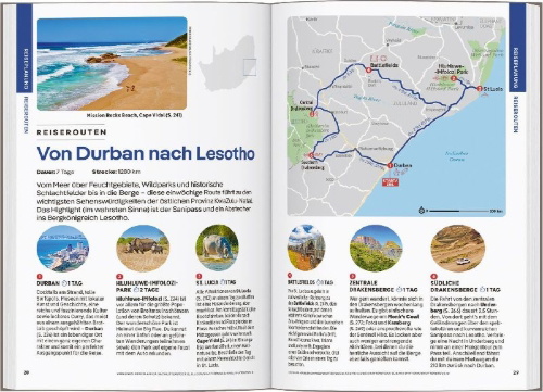 Buchcover und Innenansicht für das Buch: LONELY PLANET Reiseführer Südafrika, Lesotho & eSwatini