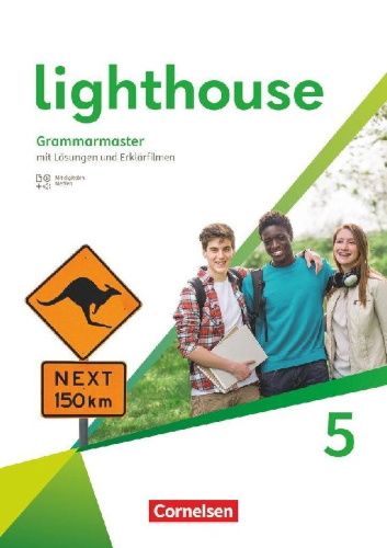 Buchcover und Innenansicht für das Buch: Lighthouse Band 5: 9. Schuljahr - General Edition - Grammarmaster - Mit Lösungen und Erklärfilmen