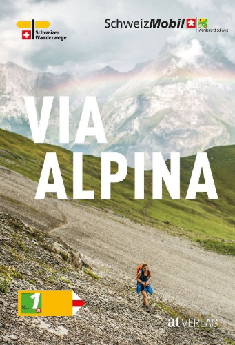Buchcover und Innenansicht für das Buch: Via Alpina