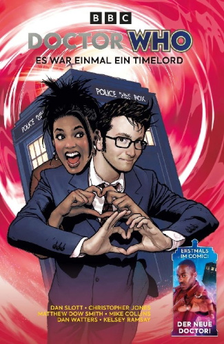 Buchcover und Innenansicht für das Buch: Doctor Who: Once up a Time there was a Doctor; Doctor Who: Free Comics Book Day 2024