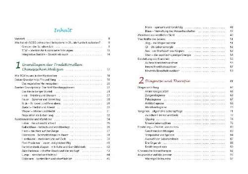 Buchcover und Innenansicht für das Buch: Heilen mit TCM