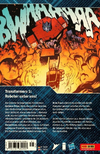 Buchcover und Innenansicht für das Buch: Transformers #1-#6