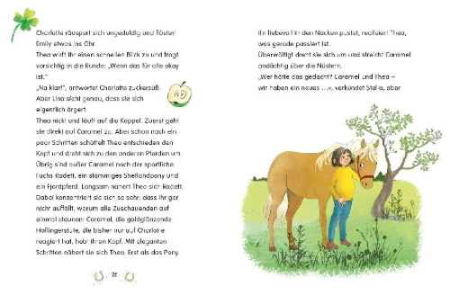 Buchcover und Innenansicht für das Buch: Zauberhufe - Unser magischer Ponyhof - Lieblings-Pony gesucht