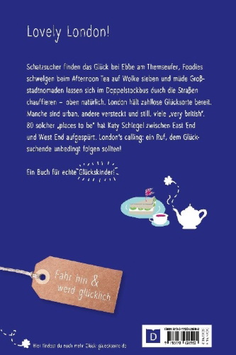 Buchcover und Innenansicht für das Buch: Glücksorte in London