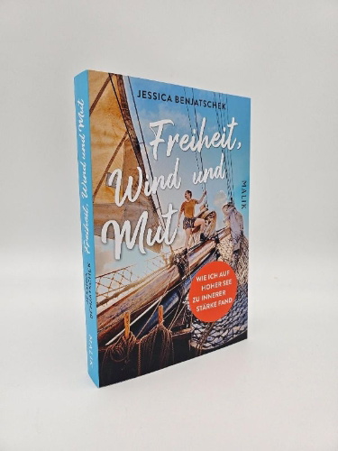 Buchcover und Innenansicht für das Buch: Freiheit, Wind und Mut