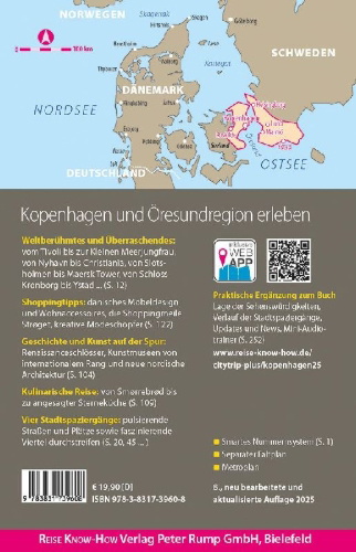 Buchcover und Innenansicht für das Buch: Reise Know-How Reiseführer  Kopenhagen und Öresundregion mit Malmö, Lund und Helsingborg