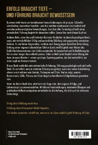 Buchcover und Innenansicht für das Buch: Bewusst erfolgreich
