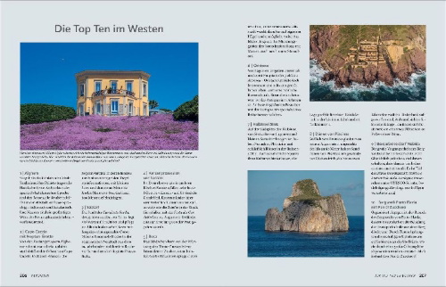 Buchcover und Innenansicht für das Buch: Sardinien