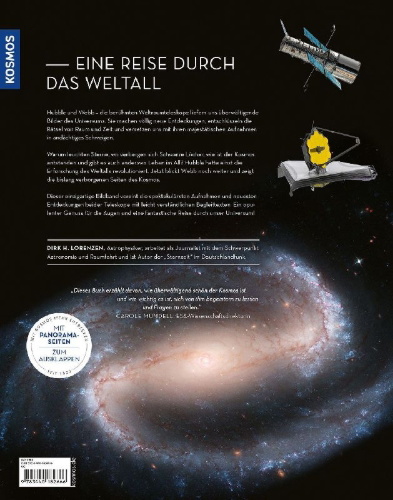 Buchcover und Innenansicht für das Buch: Hubble & Webb