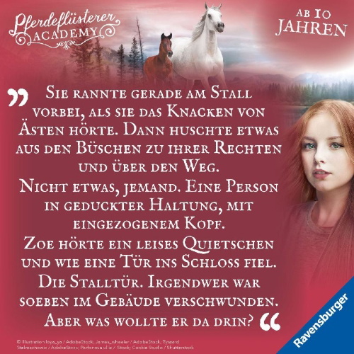 Buchcover und Innenansicht für das Buch: Pferdeflüsterer-Academy, Band 6: Calypsos Fohlen