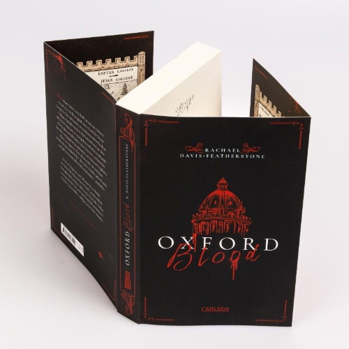 Buchcover und Innenansicht für das Buch: Oxford Blood