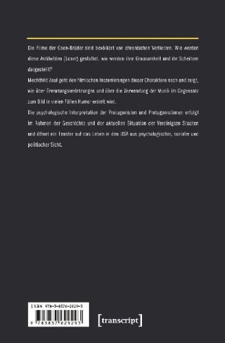 Buchcover und Innenansicht für das Buch: Joel und Ethan Coen