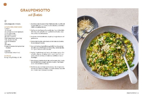 Buchcover und Innenansicht für das Buch: One Pot
