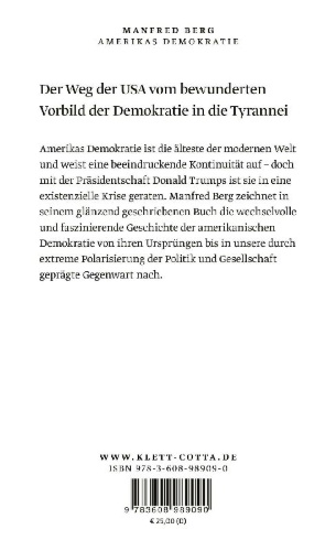 Buchcover und Innenansicht für das Buch: Amerikas Demokratie