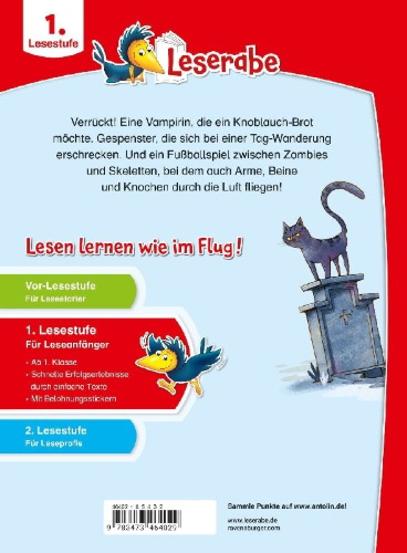 Buchcover und Innenansicht für das Buch: Leserabe 1. Lesestufe - Gruselgeschichten