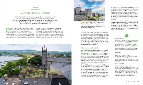 Buchcover und Innenansicht für das Buch: Roadtrips Irland