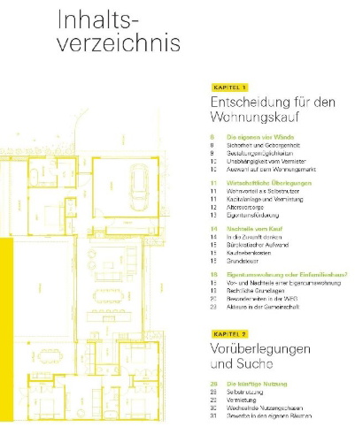Buchcover und Innenansicht für das Buch: Handbuch Eigentumswohnung