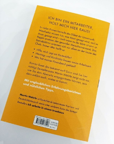 Buchcover und Innenansicht für das Buch: Noch so ein Arbeitstag, und ich dreh durch!
