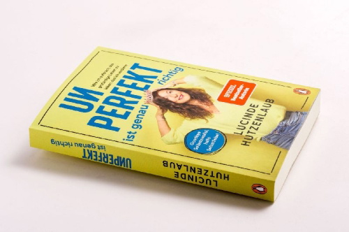Buchcover und Innenansicht für das Buch: Unperfekt ist genau richtig