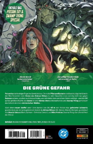 Buchcover und Innenansicht für das Buch: Poison Ivy/Swamp Thing: Feral Trees #1; Poison Ivy #26-#30