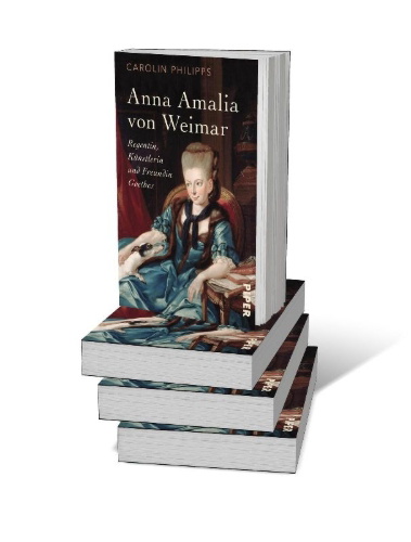 Buchcover und Innenansicht für das Buch: Anna Amalia von Weimar