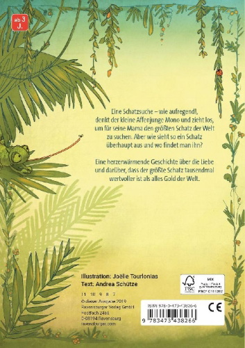 Buchcover und Innenansicht für das Buch: Der größte Schatz der Welt