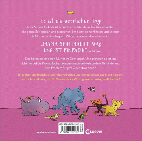 Buchcover und Innenansicht für das Buch: Grumpy Monkey - Mom For A Day