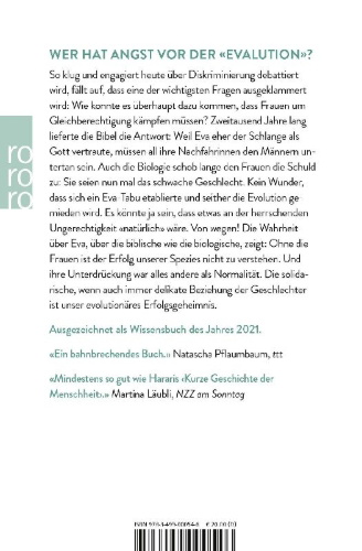 Buchcover und Innenansicht für das Buch: Die Wahrheit über Eva