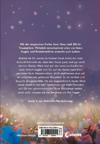 Buchcover und Innenansicht für das Buch: Wundermähne (Band 4) - Das goldene Wildpferd
