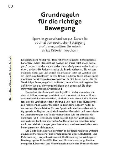 Buchcover und Innenansicht für das Buch: Fitte und starke Gelenke