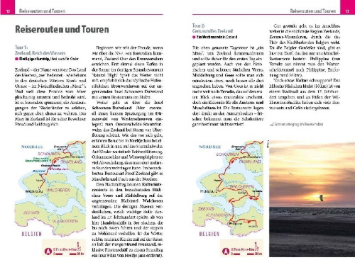 Buchcover und Innenansicht für das Buch: Reise Know-How Reiseführer Zeeland