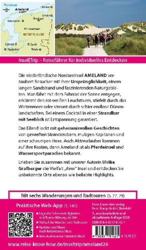 Buchcover und Innenansicht für das Buch: Reise Know-How InselTrip Ameland