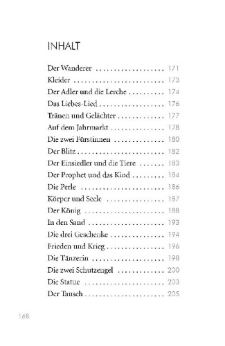 Buchcover und Innenansicht für das Buch: The Prophet. The Madman. The Wanderer
